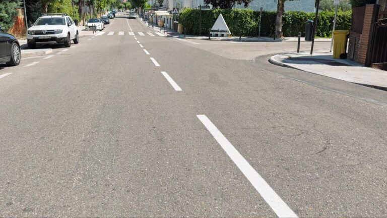 Renovación de pintura vial