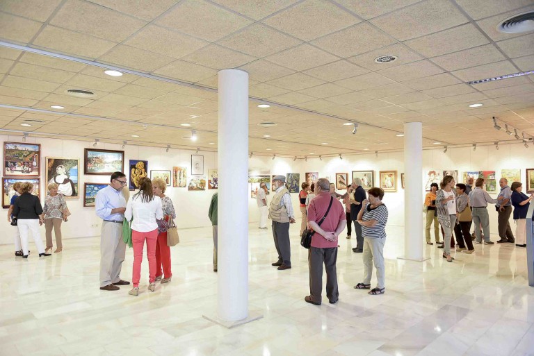 Los pintores senior de Boadilla exponen sus obras