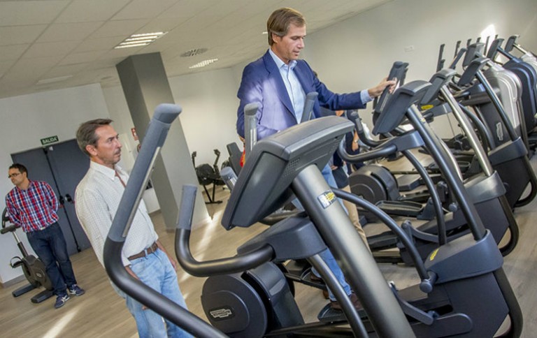 Así es el gimnasio del polideportivo Felipe VI