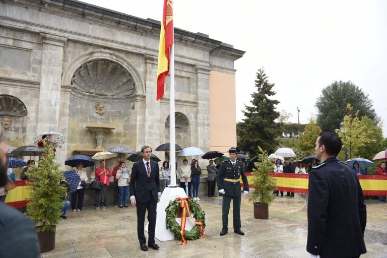 Un 12 de Octubre que no frenó la lluvia