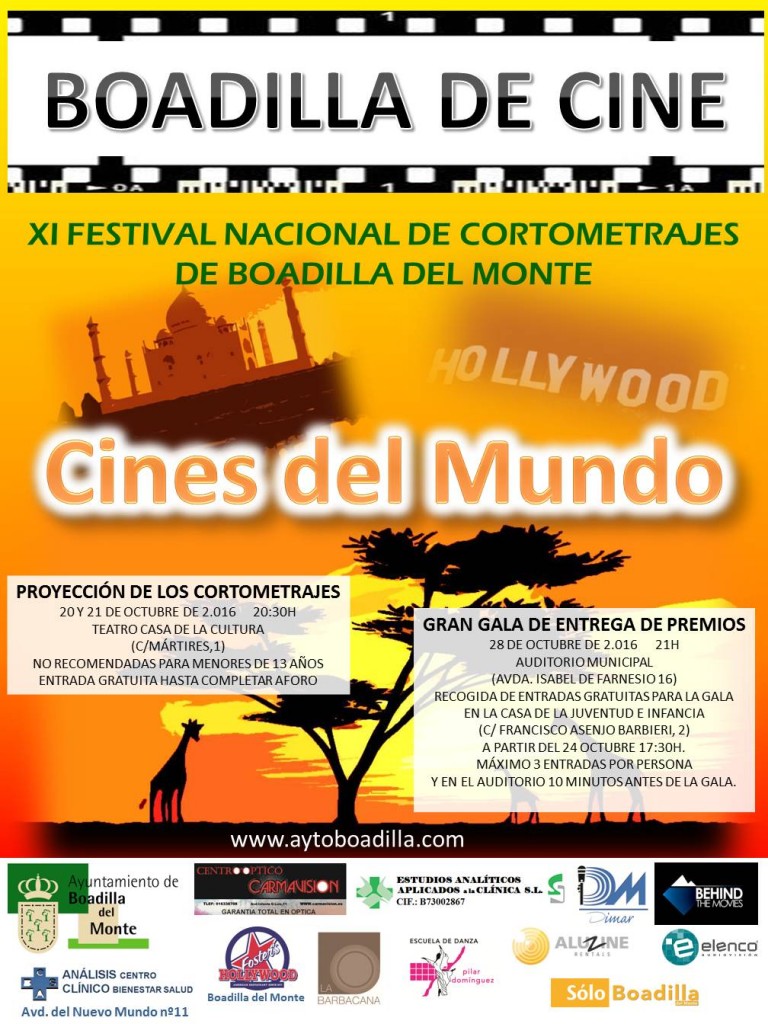 El Festival de Cortos ‘Boadilla en cine’ proyectará 15 obras