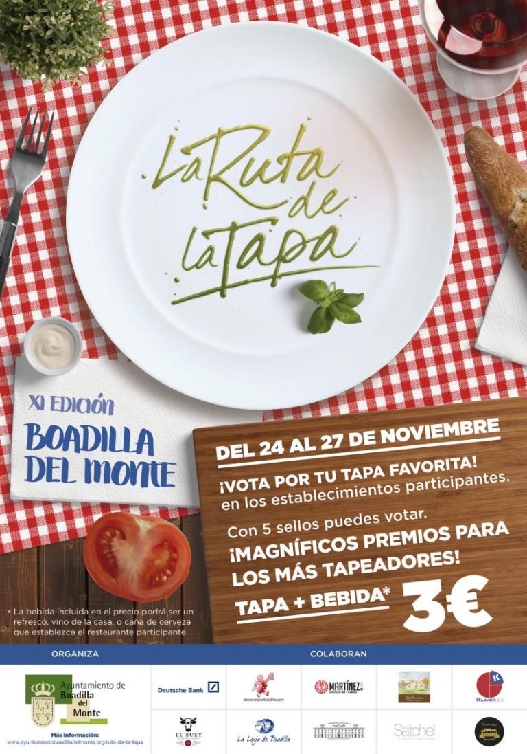 Este fin de semana tienes una cita con las tapas en Boadilla
