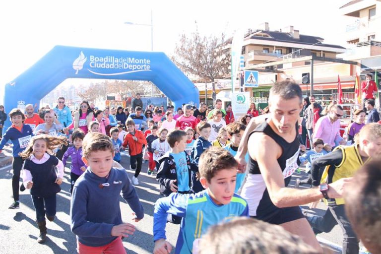 La IX Milla Solidaria de Boadilla recaudó 300 kilos de alimentos