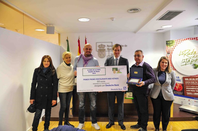 Entregados los premios a las mejores tapas y los más tapeadores de Boadilla