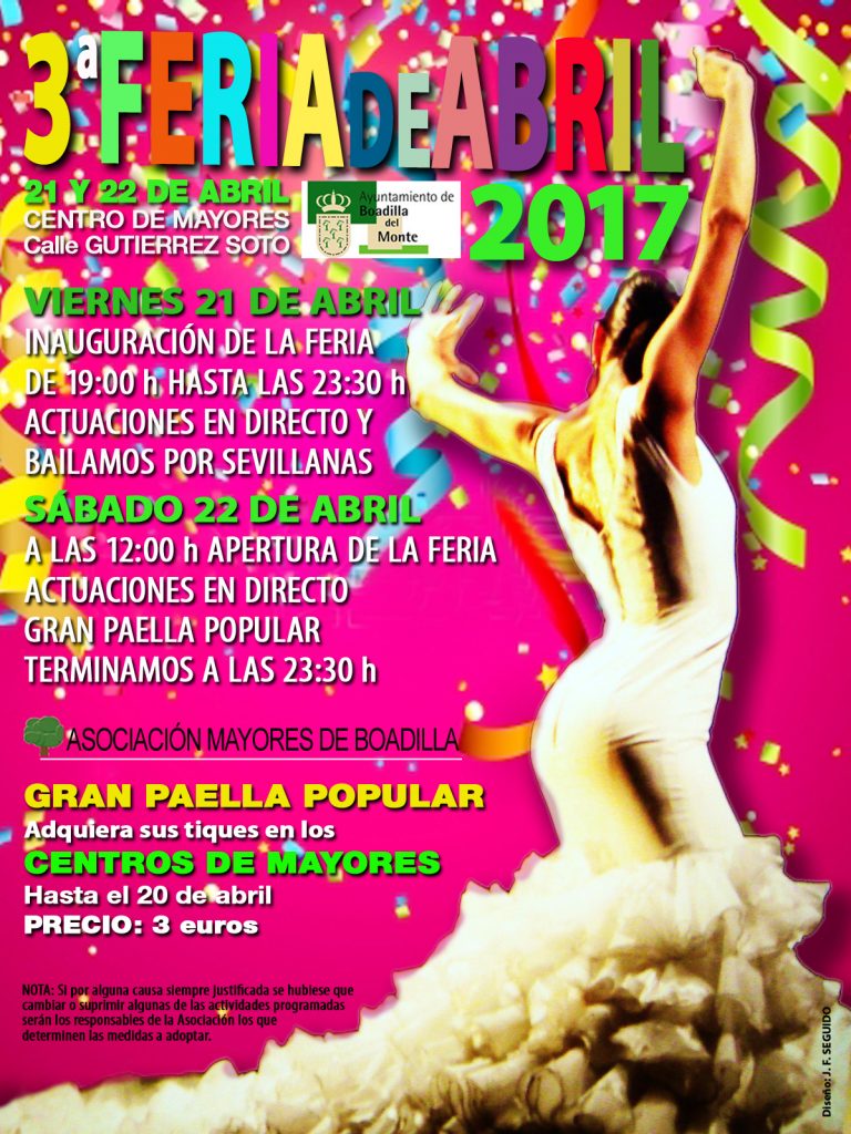 Feria de Abril de los mayores: Boadilla celebra la 3ª edición los días 21 y 22