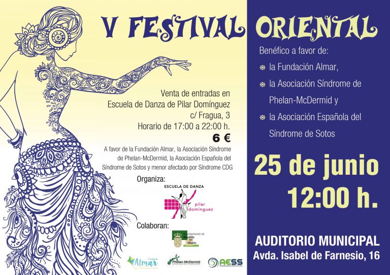 Festival de danza oriental en beneficio de enfermedades raras