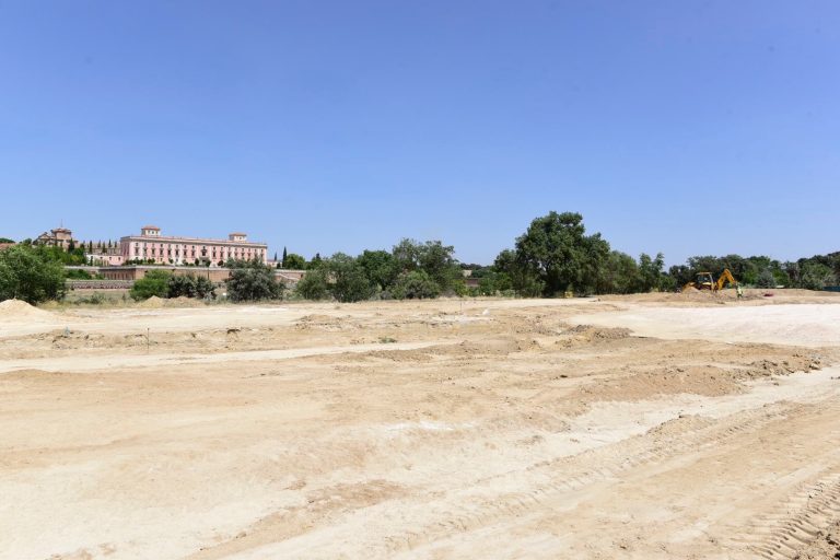 Las obras del Parque del Mirador del Nacedero avanzan a buen ritmo