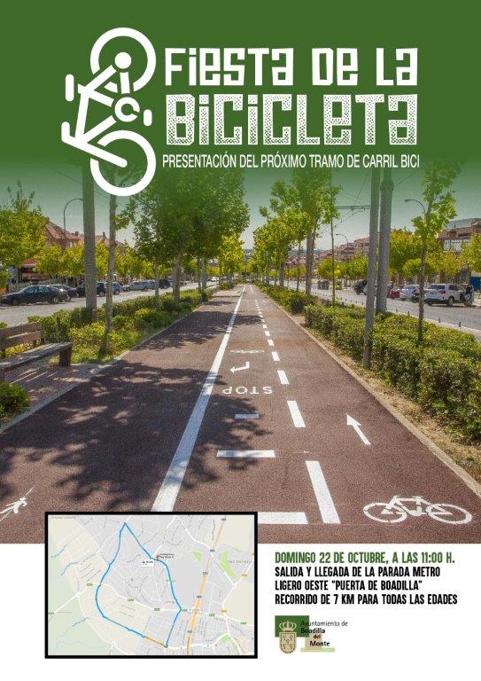 Fiesta de la Bicicleta para celebrar el nuevo carril de Boadilla