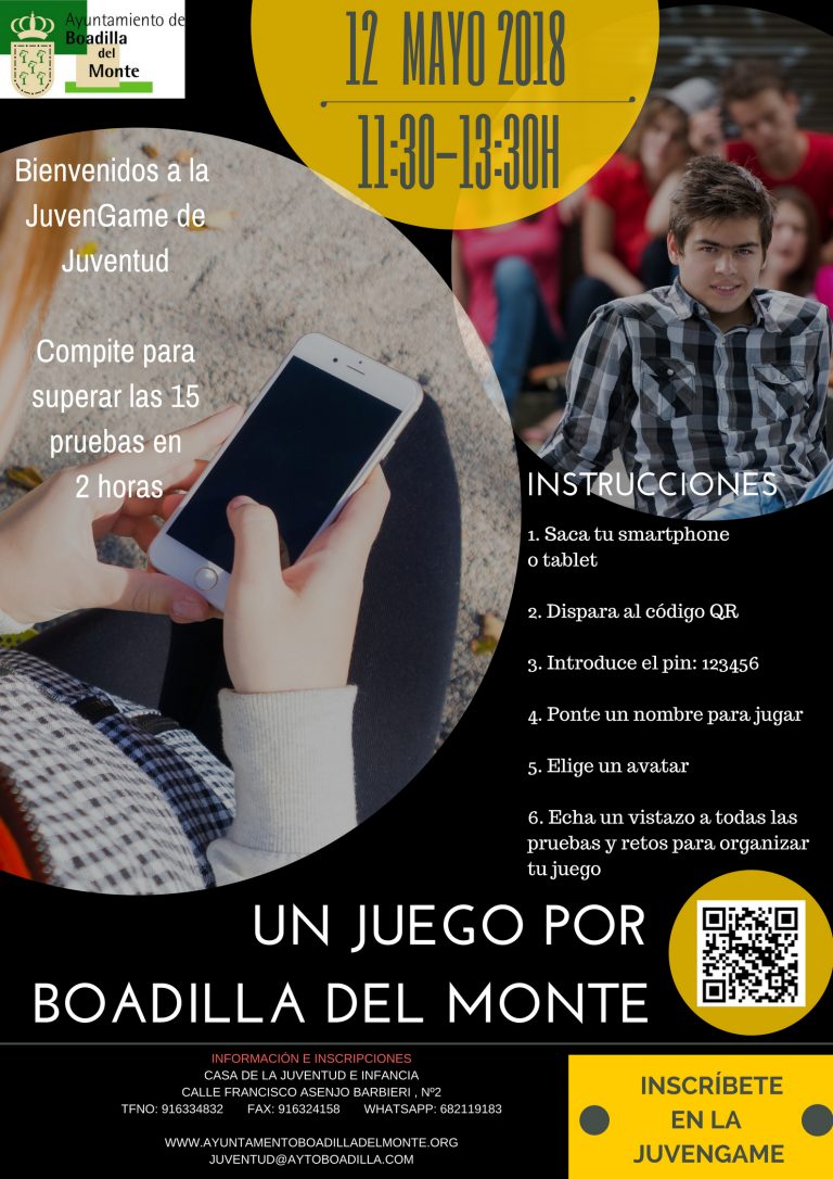Cómo participar en el juego aventura Juven Game Boadilla