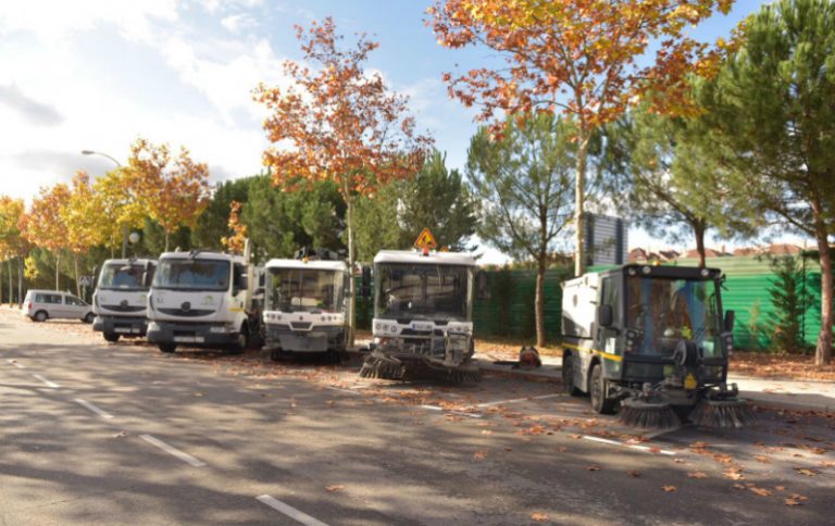 Boadilla cuenta con un servicio especial de recogida de hojas