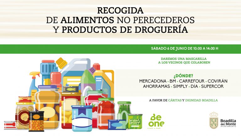 Recogida de alimentos en Boadilla ante la crisis del Covid-19