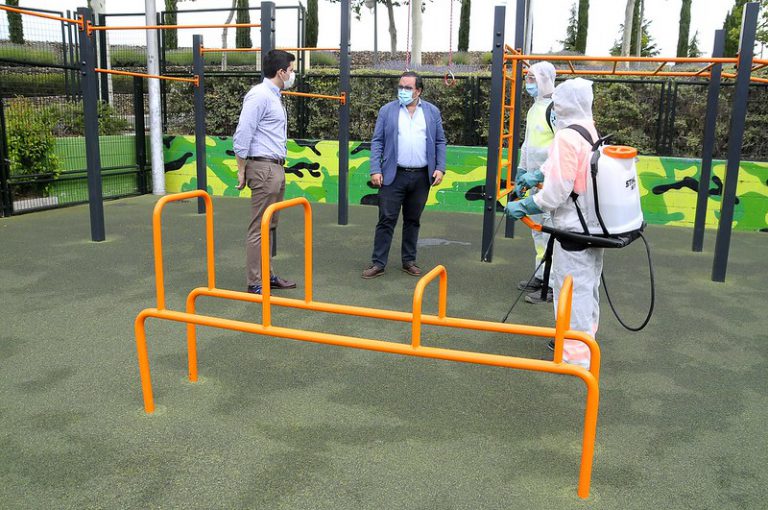 Desinfección de parques