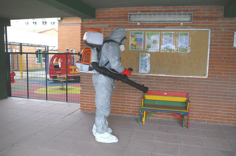 Desinfección en colegios Boadilla