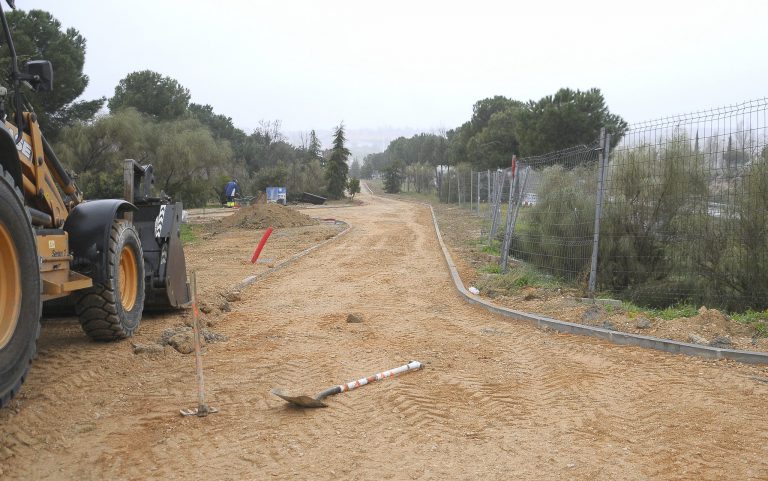 Una nueva senda peatonal y ciclista en Boadilla