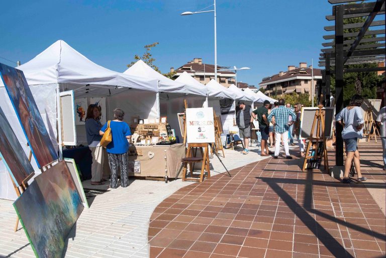 La X Feria del Arte de Boadilla exhibe el talento local